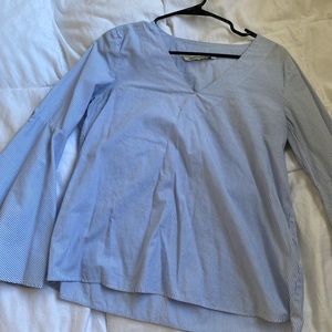 Zara Long Sleeve Flare Top